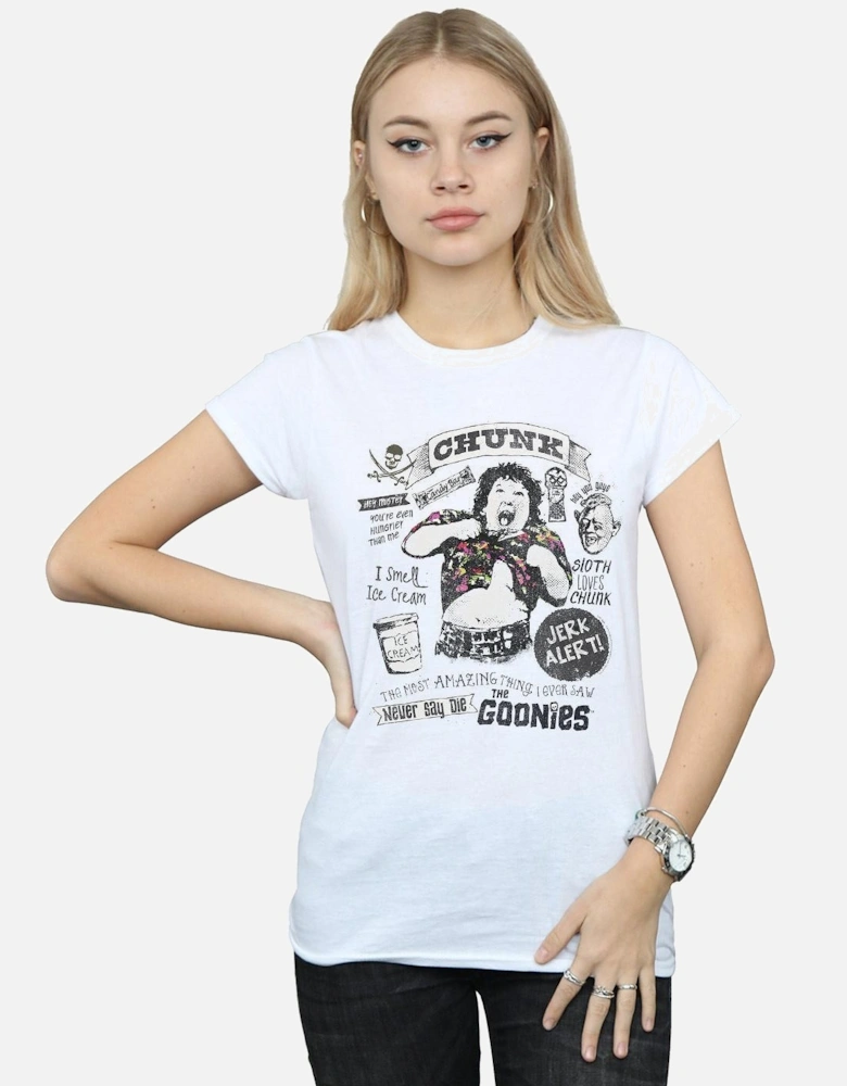 Womens/Ladies Chunk Jerk Alert Cotton T-Shirt
