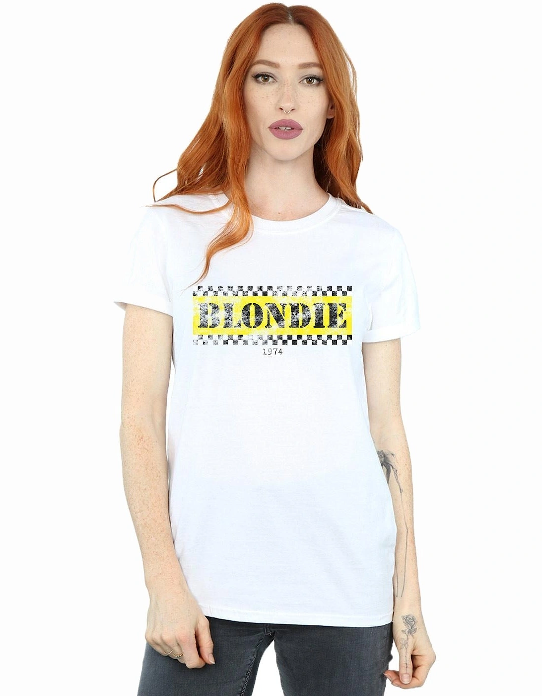 Womens/Ladies Taxi 74 Cotton Boyfriend T-Shirt