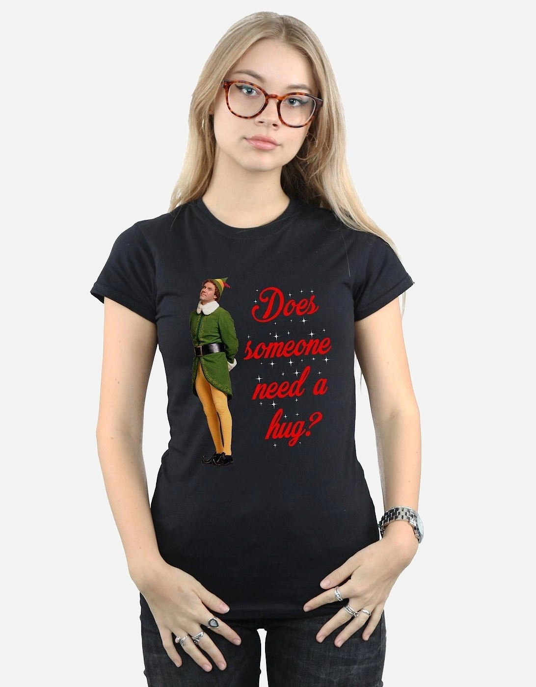 Womens/Ladies Hug Buddy Cotton T-Shirt