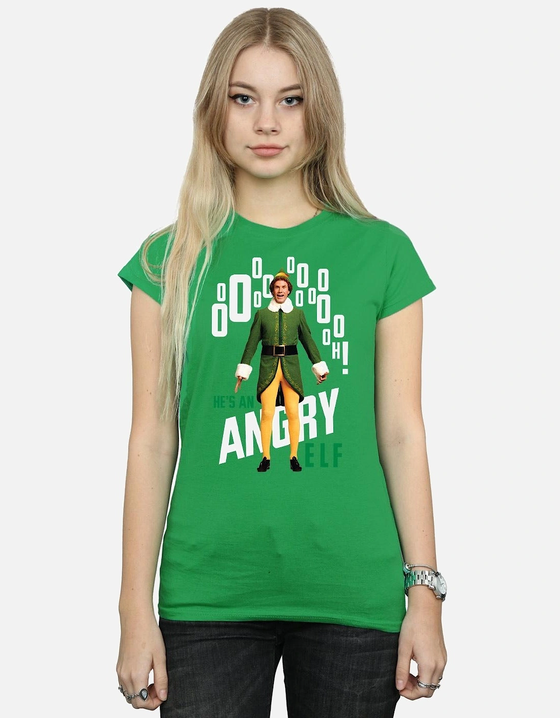 Womens/Ladies Angry Cotton T-Shirt