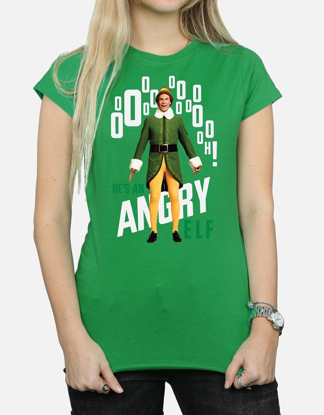 Womens/Ladies Angry Cotton T-Shirt