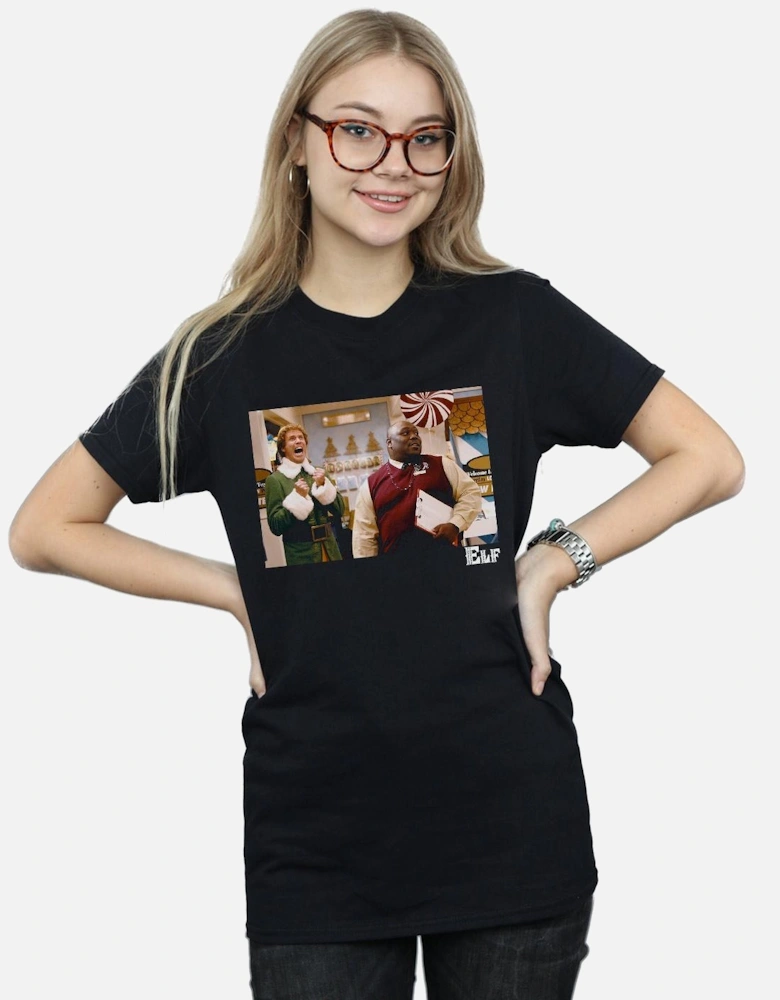 Womens/Ladies Christmas Store Cheer Cotton Boyfriend T-Shirt