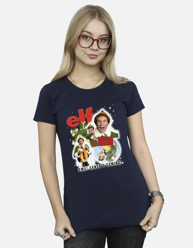 Womens/Ladies Buddy Collage Cotton T-Shirt