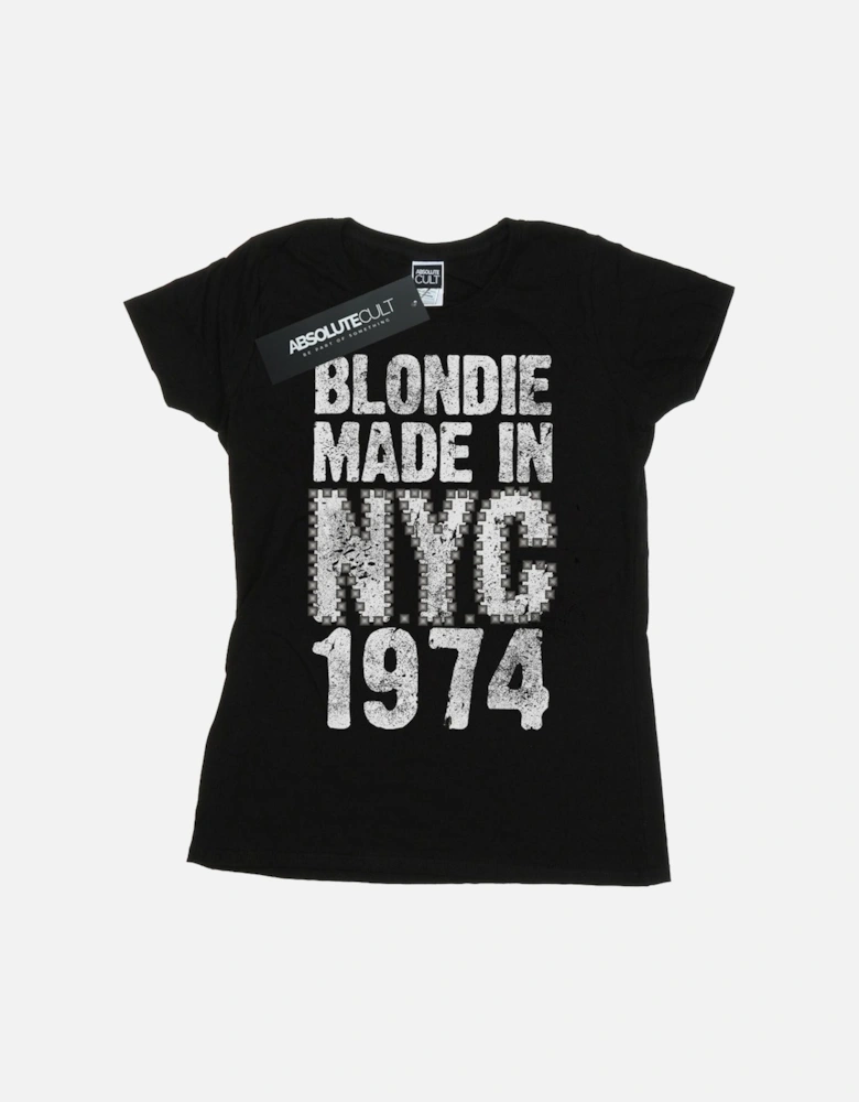 Womens/Ladies Punk NYC Cotton T-Shirt