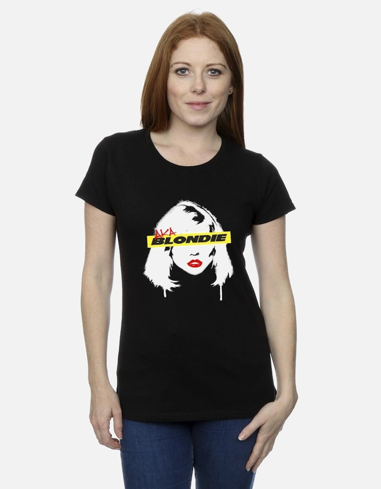Womens/Ladies Face Graffiti Cotton T-Shirt