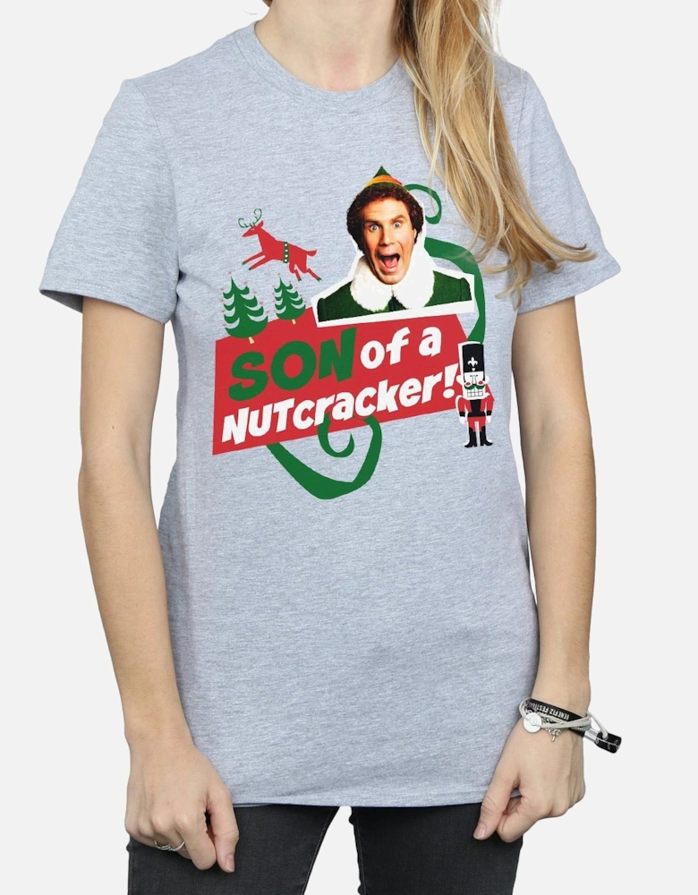 Womens/Ladies Son Of A Nutcracker Cotton Boyfriend T-Shirt