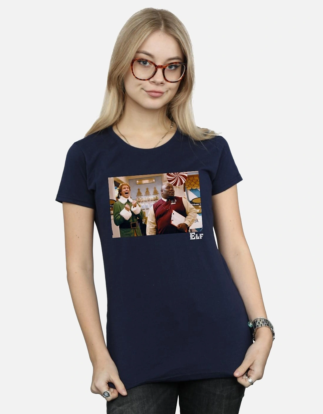 Womens/Ladies Christmas Store Cheer Cotton T-Shirt