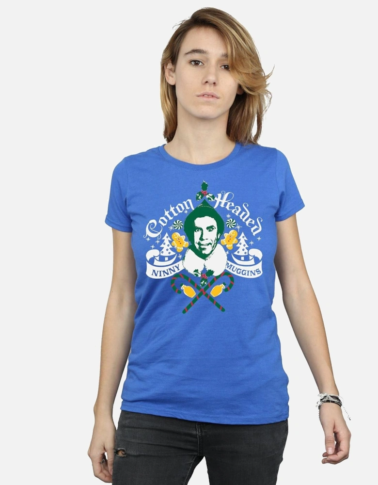 Womens/Ladies Cotton Headed Ninny Muggins Cotton T-Shirt