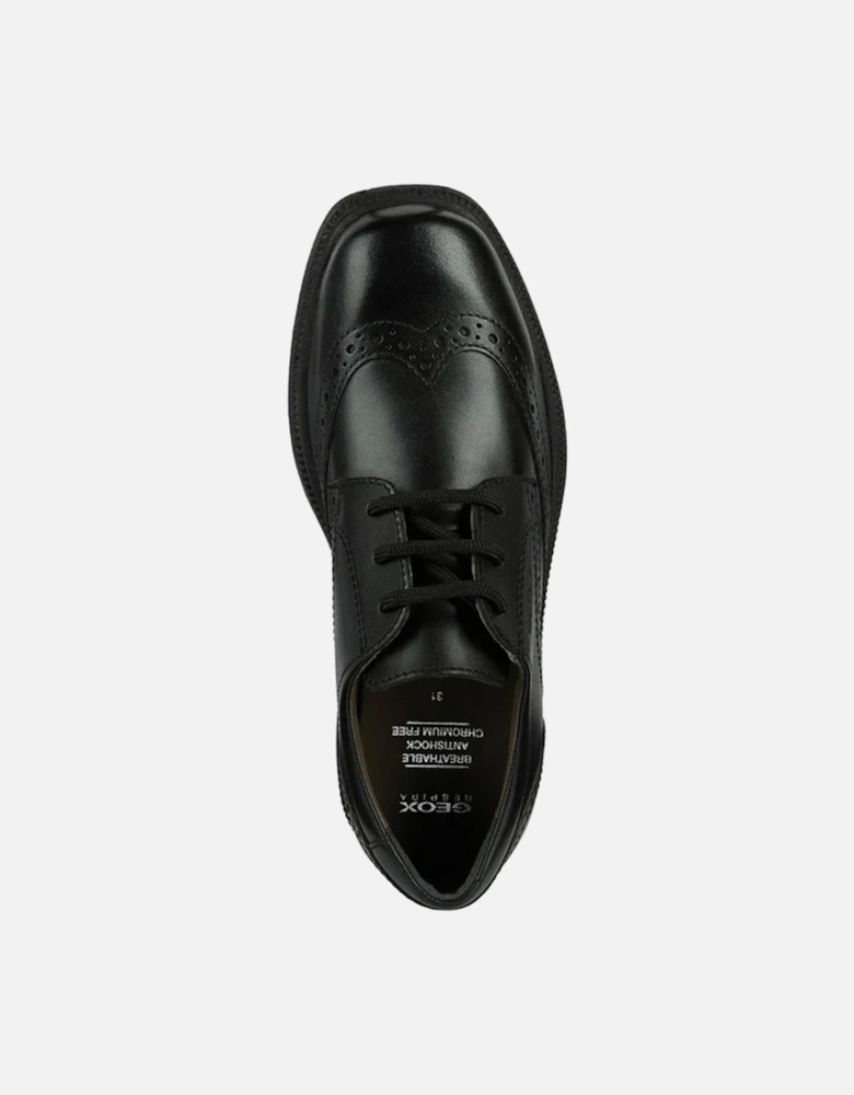 Boys Federico Leather School Shoes