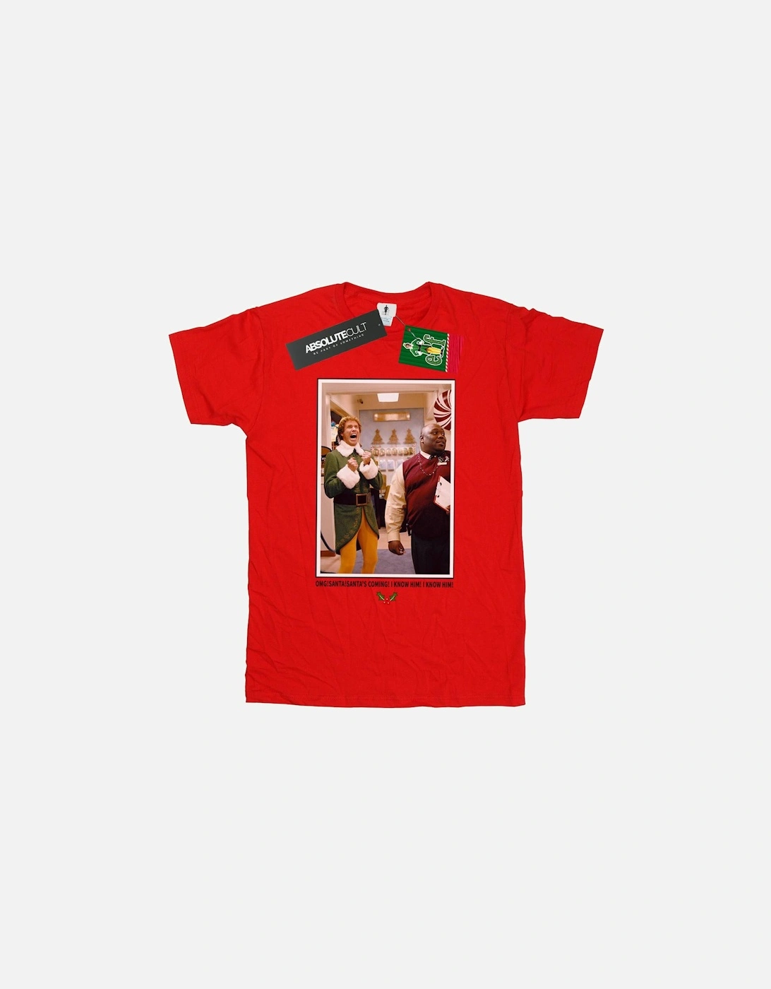 Mens OMG Santa Photo T-Shirt, 4 of 3