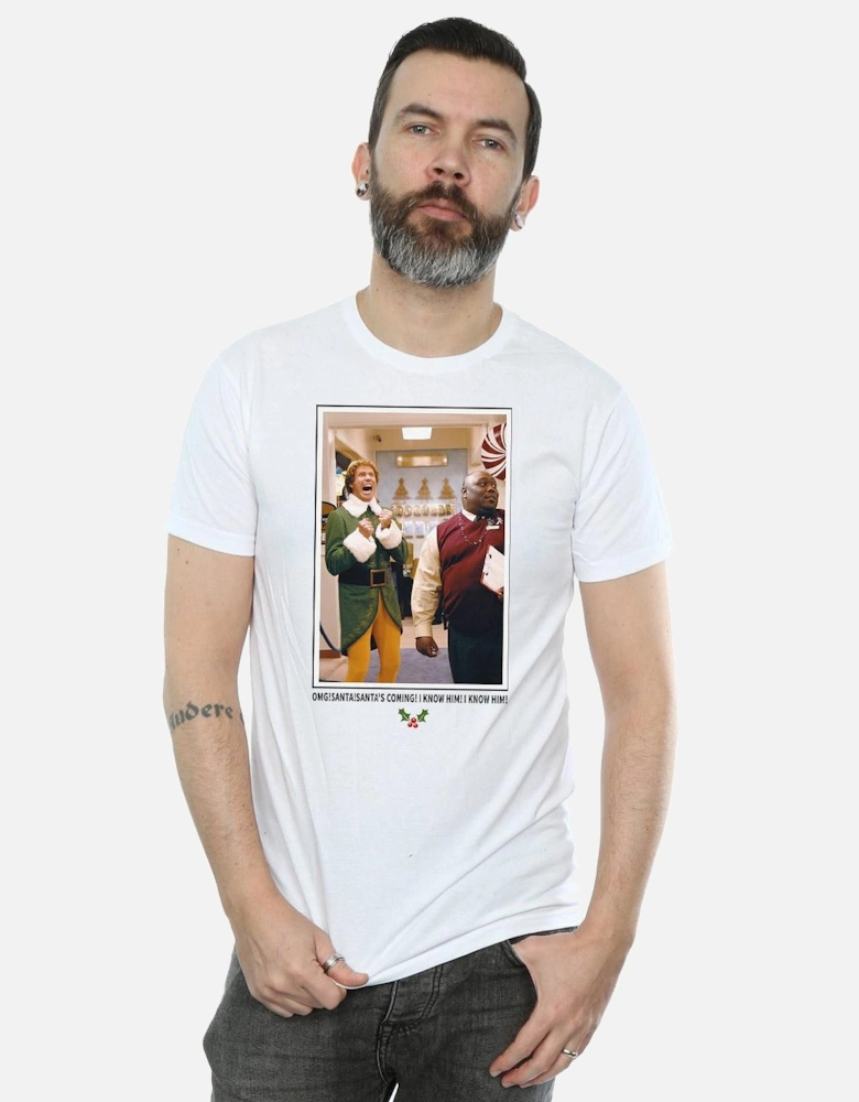 Mens OMG Santa Photo T-Shirt