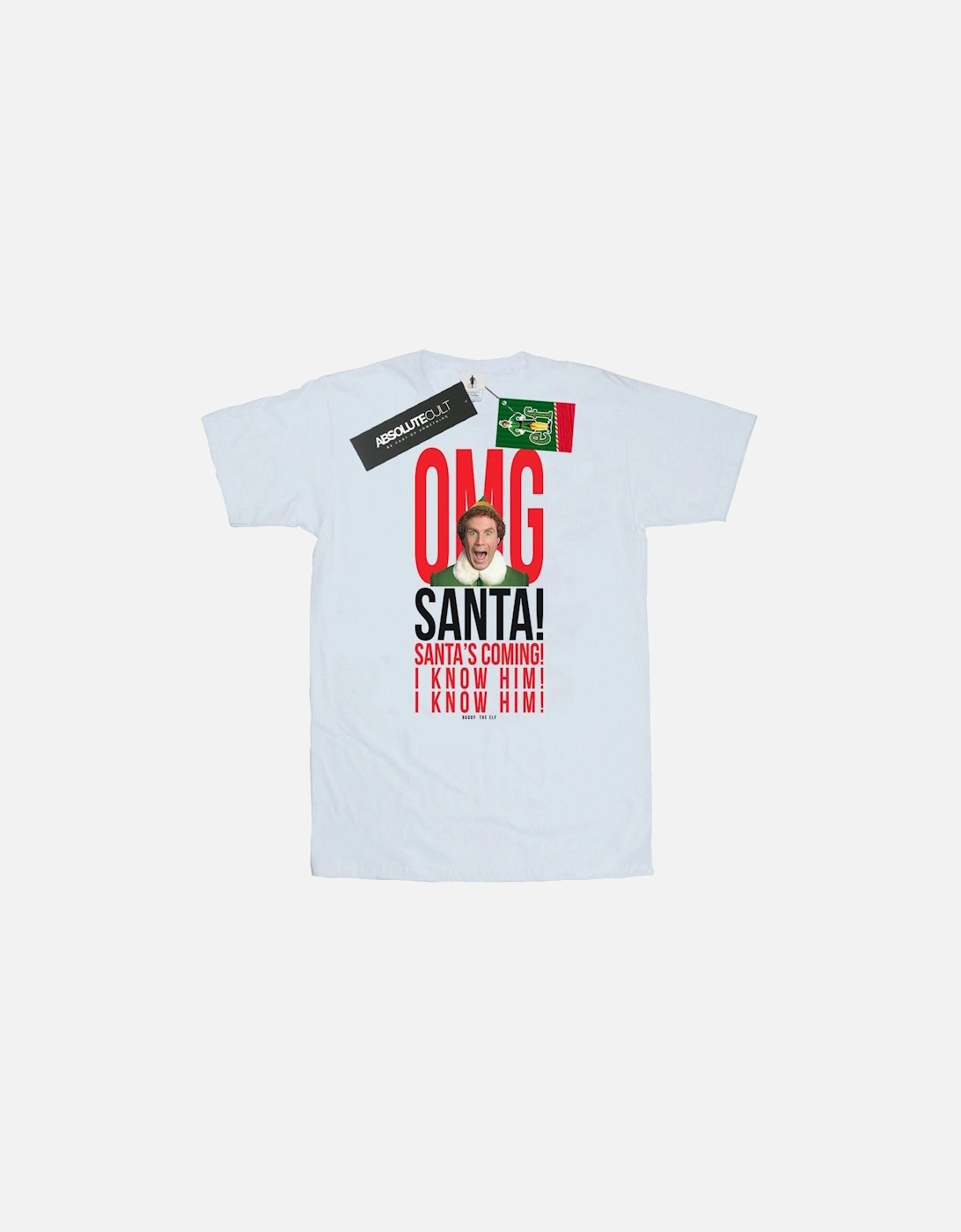 Mens OMG Santa I Know Him T-Shirt, 4 of 3