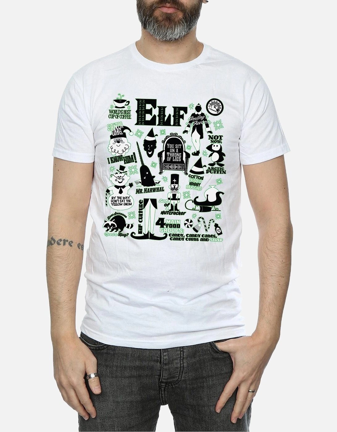 Mens Infographic Poster T-Shirt