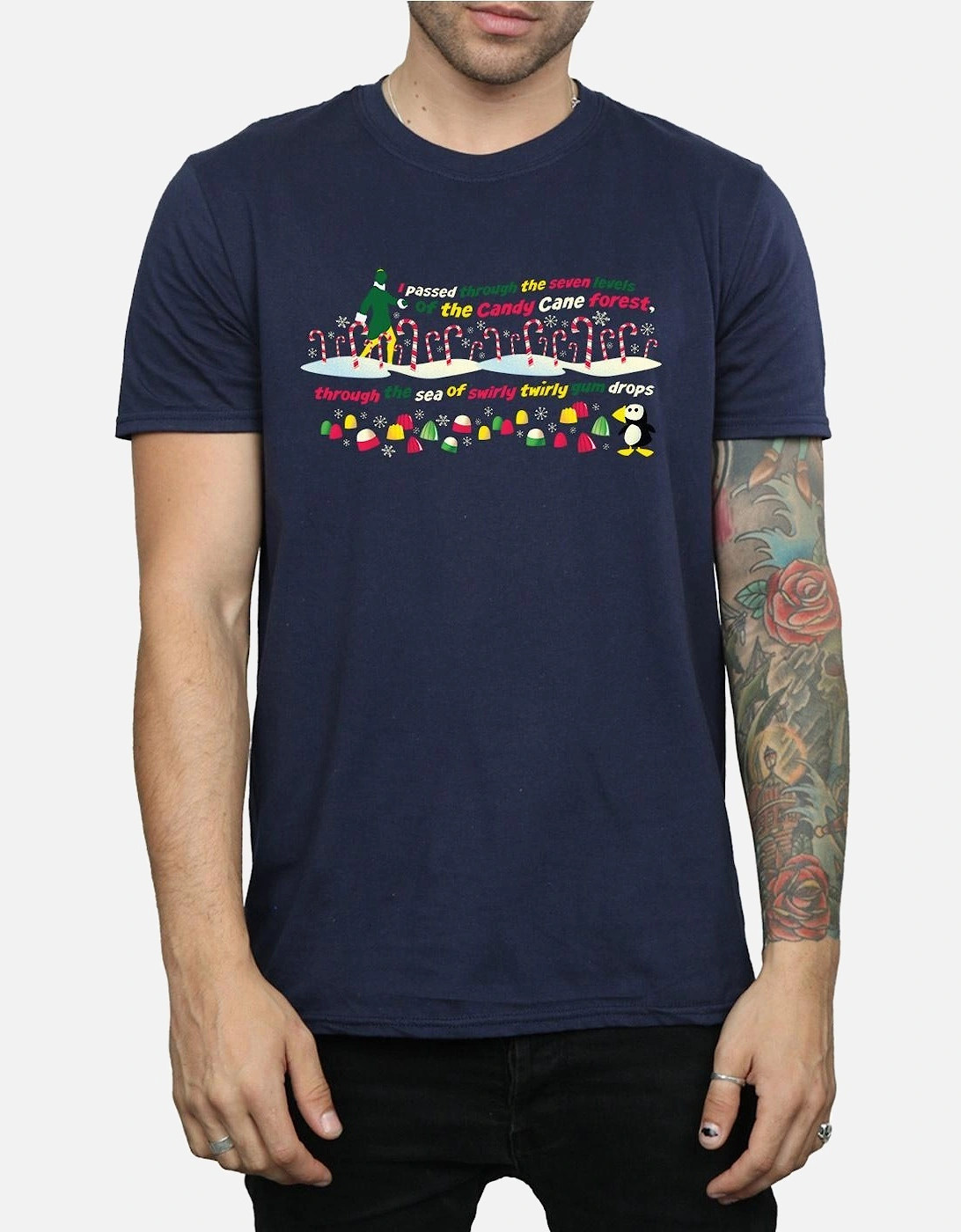 Mens Candy Cane Forest T-Shirt