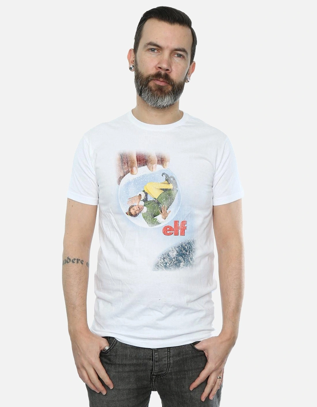 Mens Distressed Poster T-Shirt