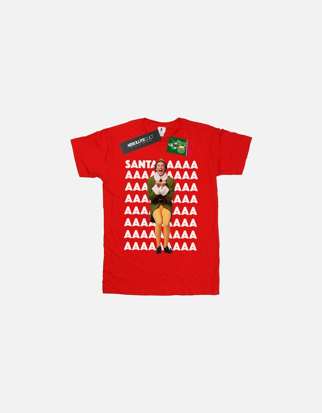 Mens Buddy Santa Scream T-Shirt, 6 of 5