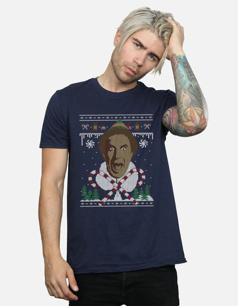 Mens Christmas Fair Isle T-Shirt
