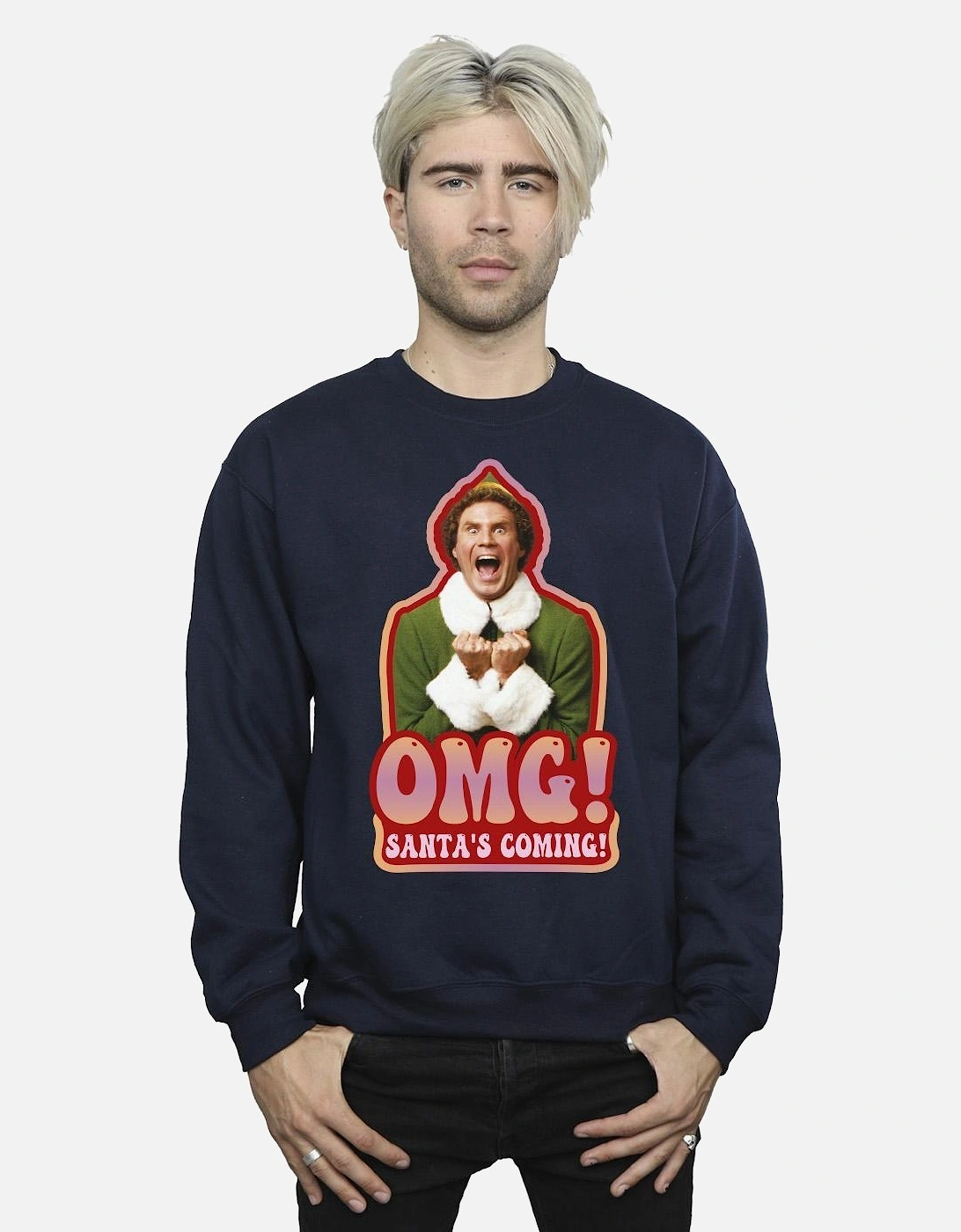 Mens Santa?'s Coming Sweatshirt
