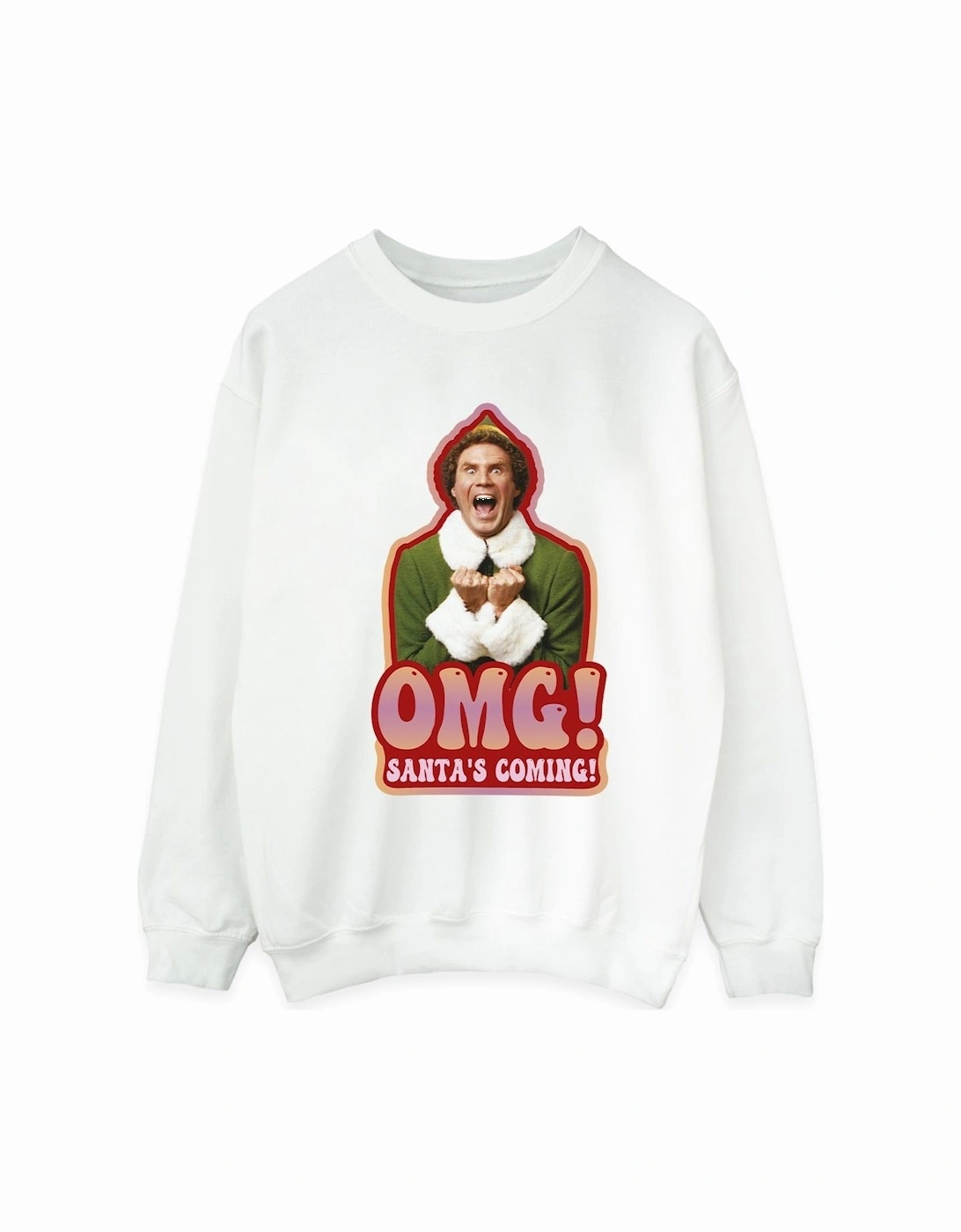 Mens Santa?'s Coming Sweatshirt, 4 of 3