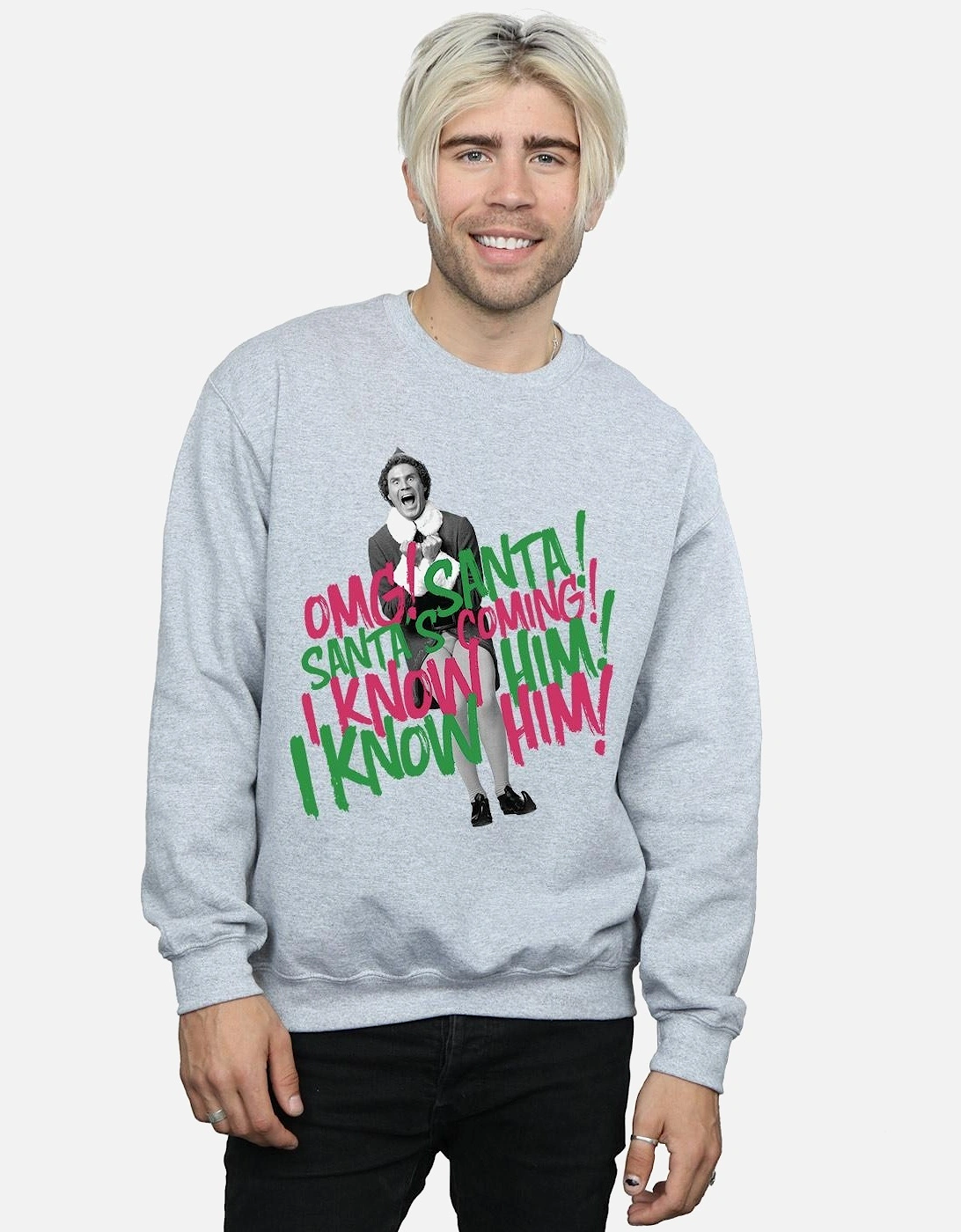 Mens Santa?'s Coming Sweatshirt