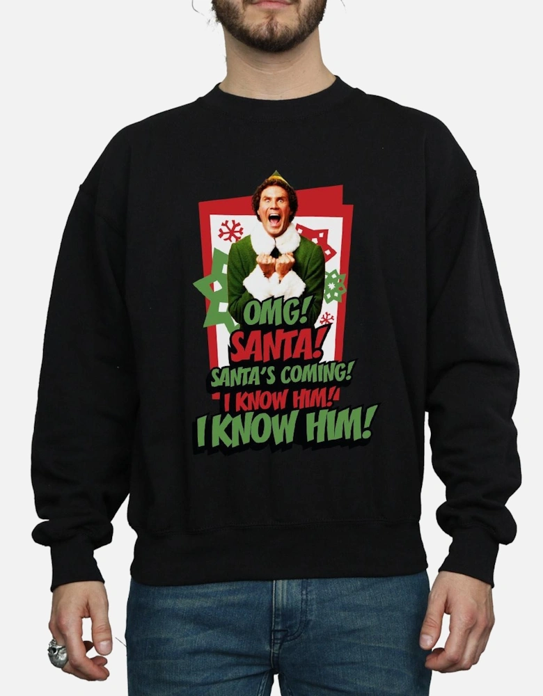 Mens OMG Santa Sweatshirt