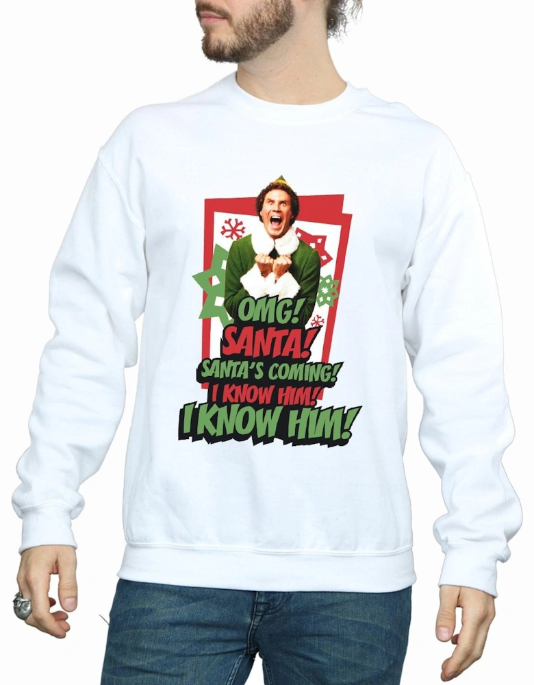 Mens OMG Santa Sweatshirt