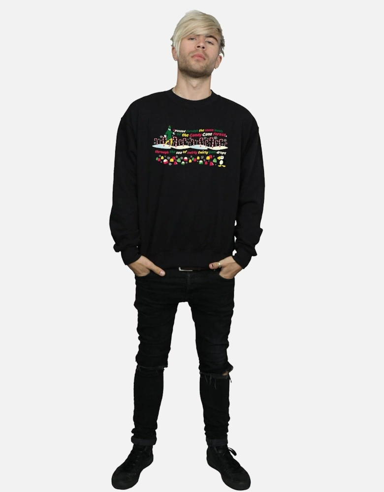 Mens Candy Cane Forest Sweatshirt