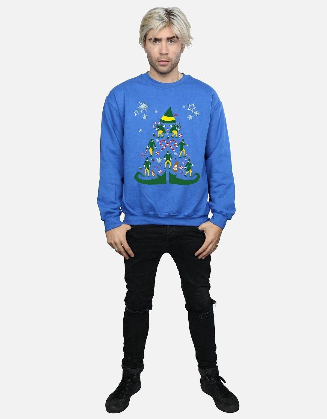 Mens Christmas Tree Sweatshirt