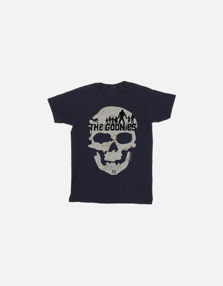 Mens Map Skull T-Shirt