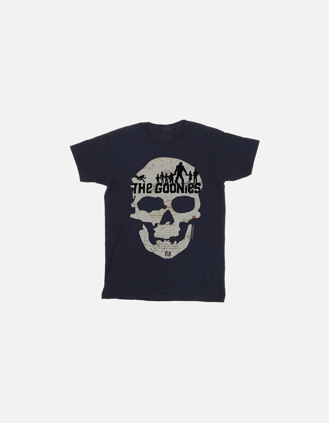 Mens Map Skull T-Shirt, 4 of 3