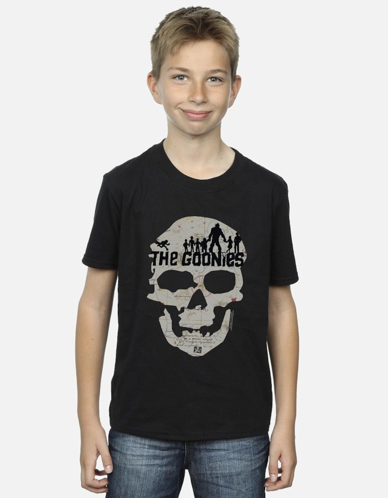 Boys Map Skull T-Shirt
