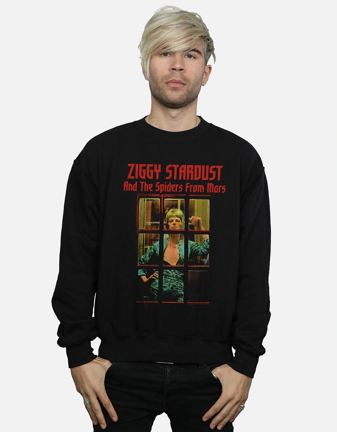 Mens Ziggy Stardust Spider Sweatshirt