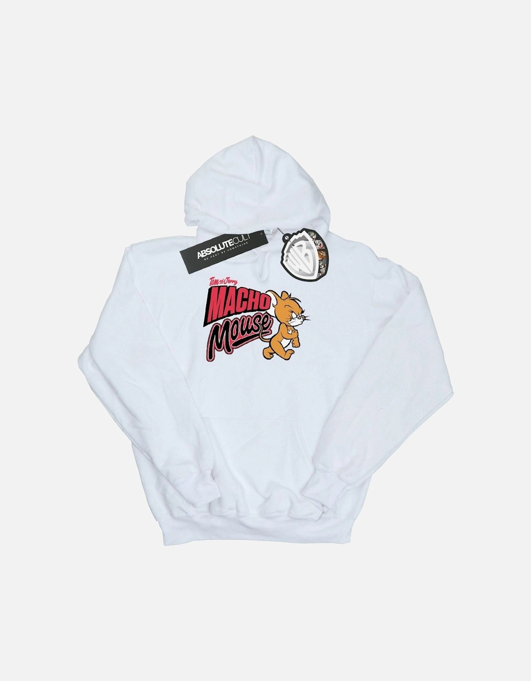 Tom And Jerry Mens Macho Mouse Hoodie, 6 of 5