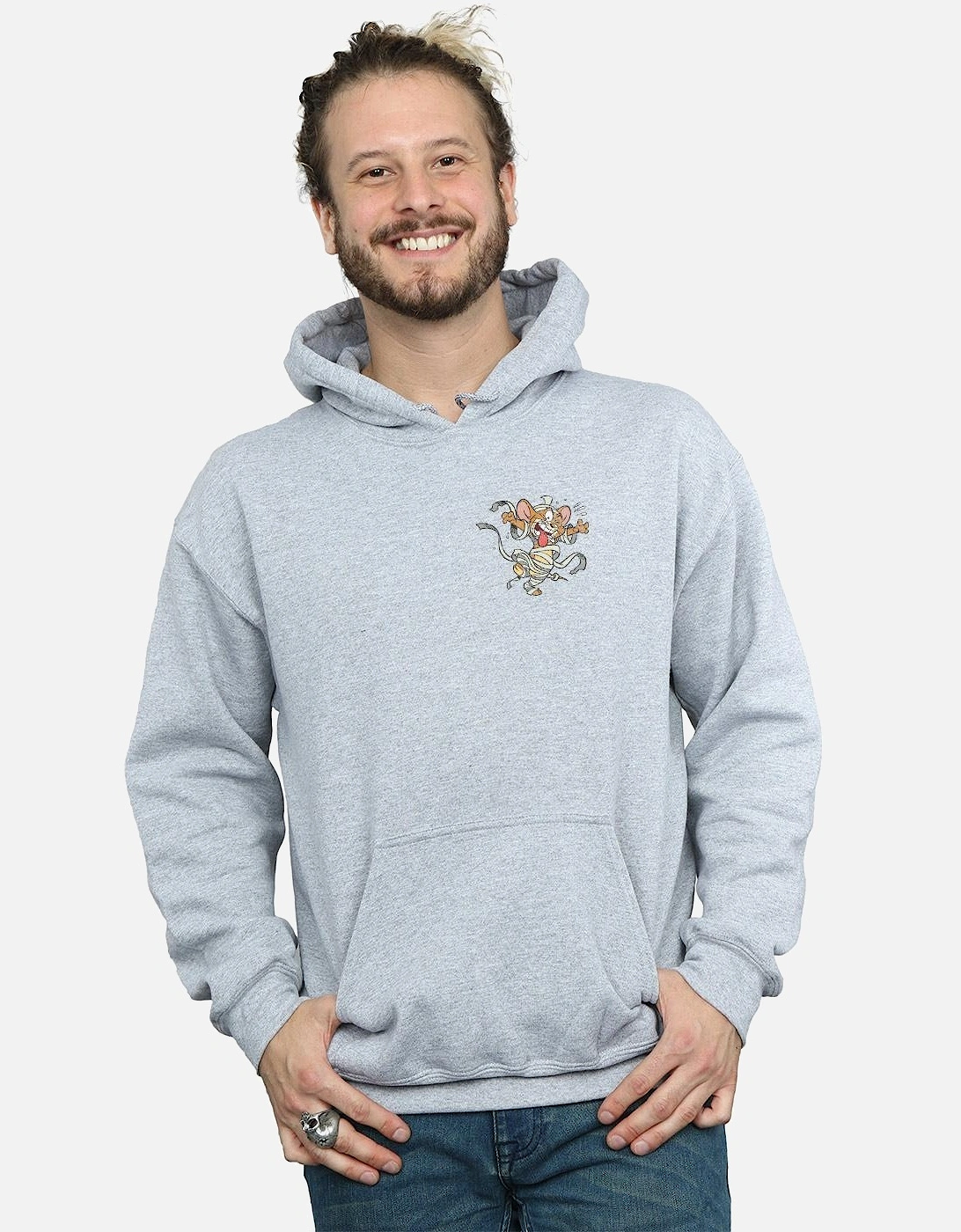 Tom And Jerry Mens Frankenstein Jerry Hoodie