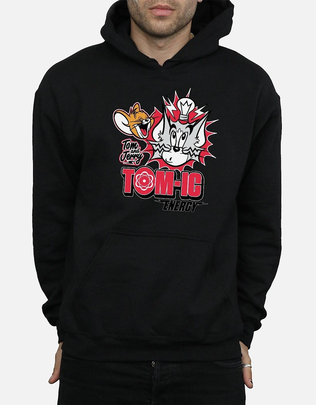 Tom And Jerry Mens Tomic Energy Hoodie