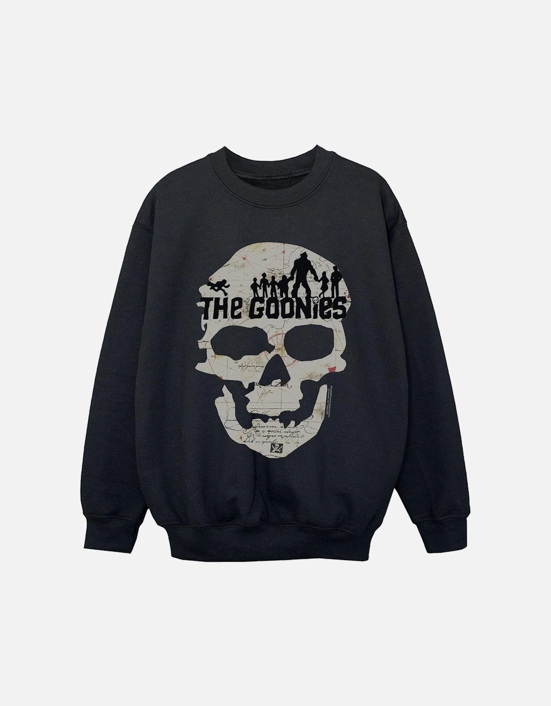 Boys Map Skull Sweatshirt, 4 of 3