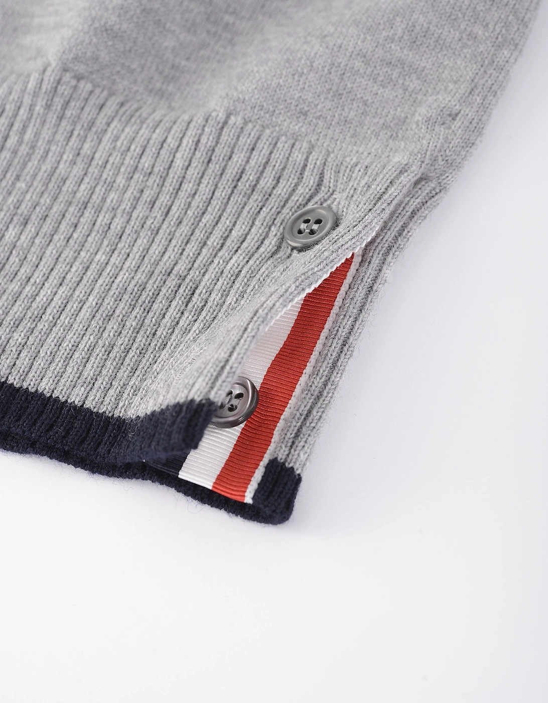 Hector Merino Wool Polo Grey