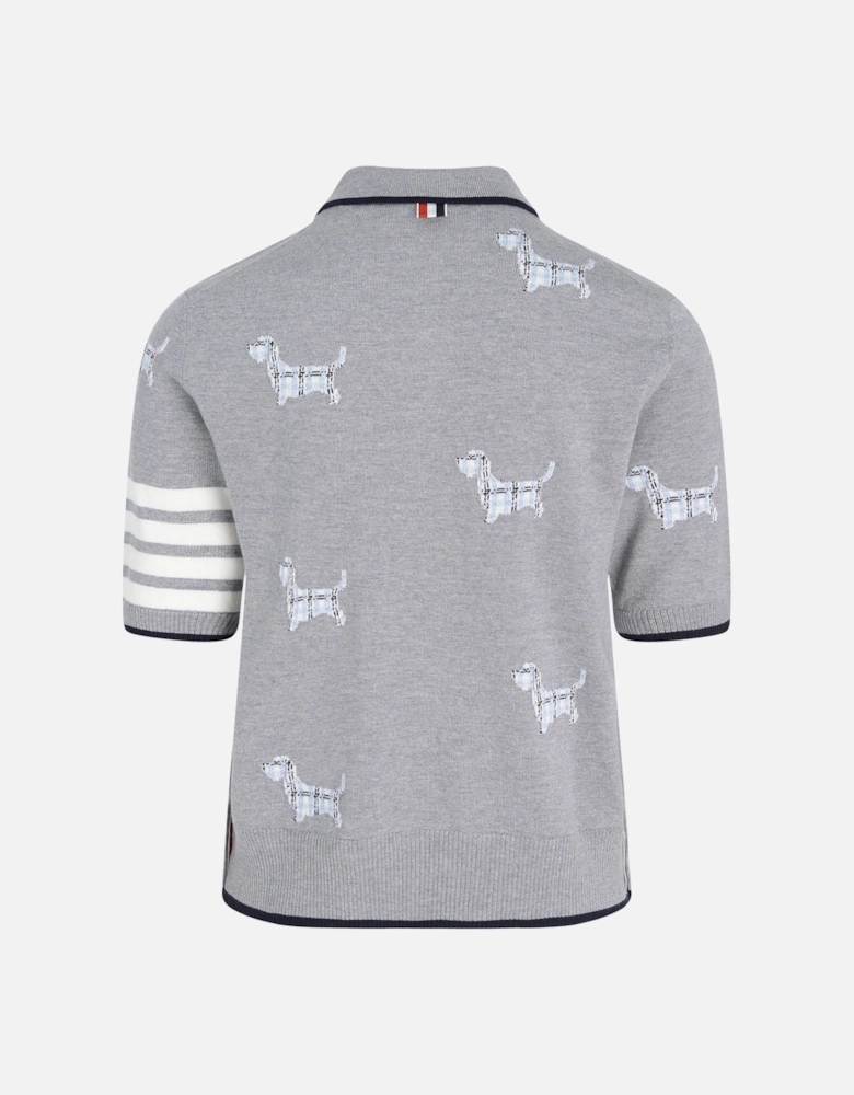 Hector Merino Wool Polo Grey