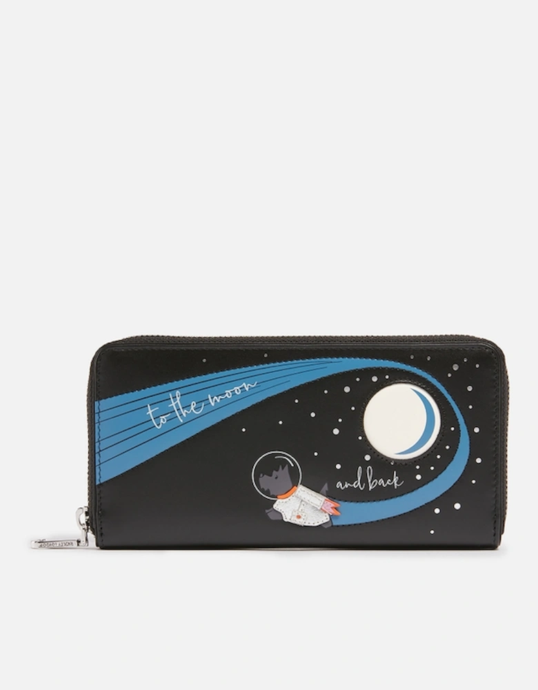 To The Moon And Back Again Large Leather Purse