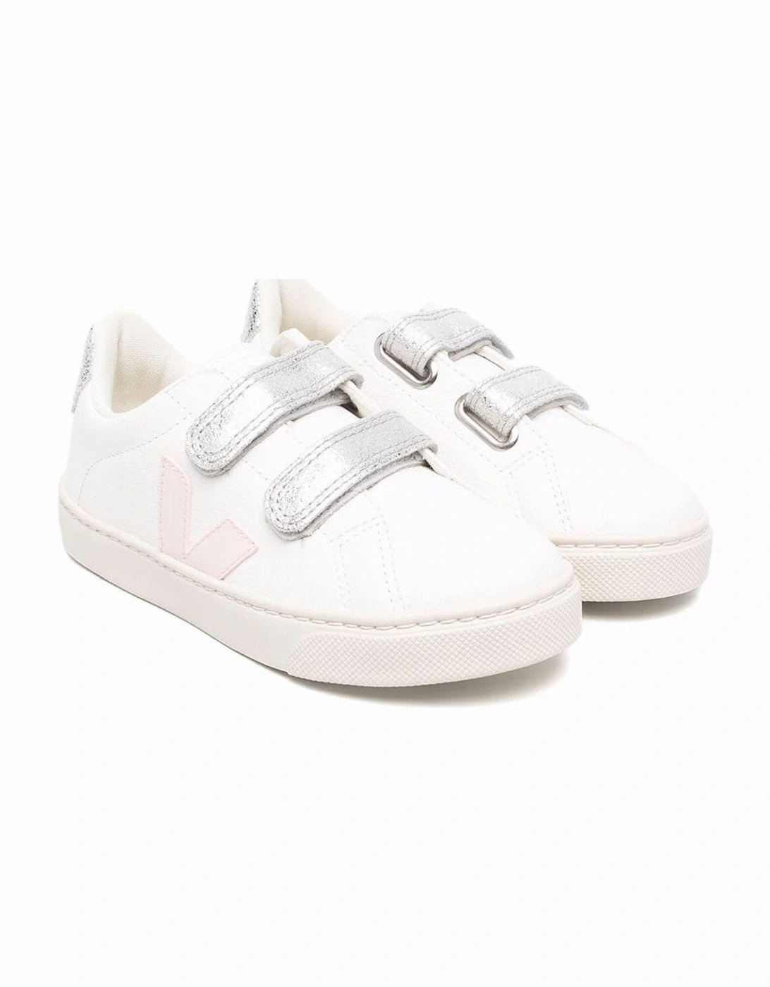 Girls Explar Leather Sneakers White