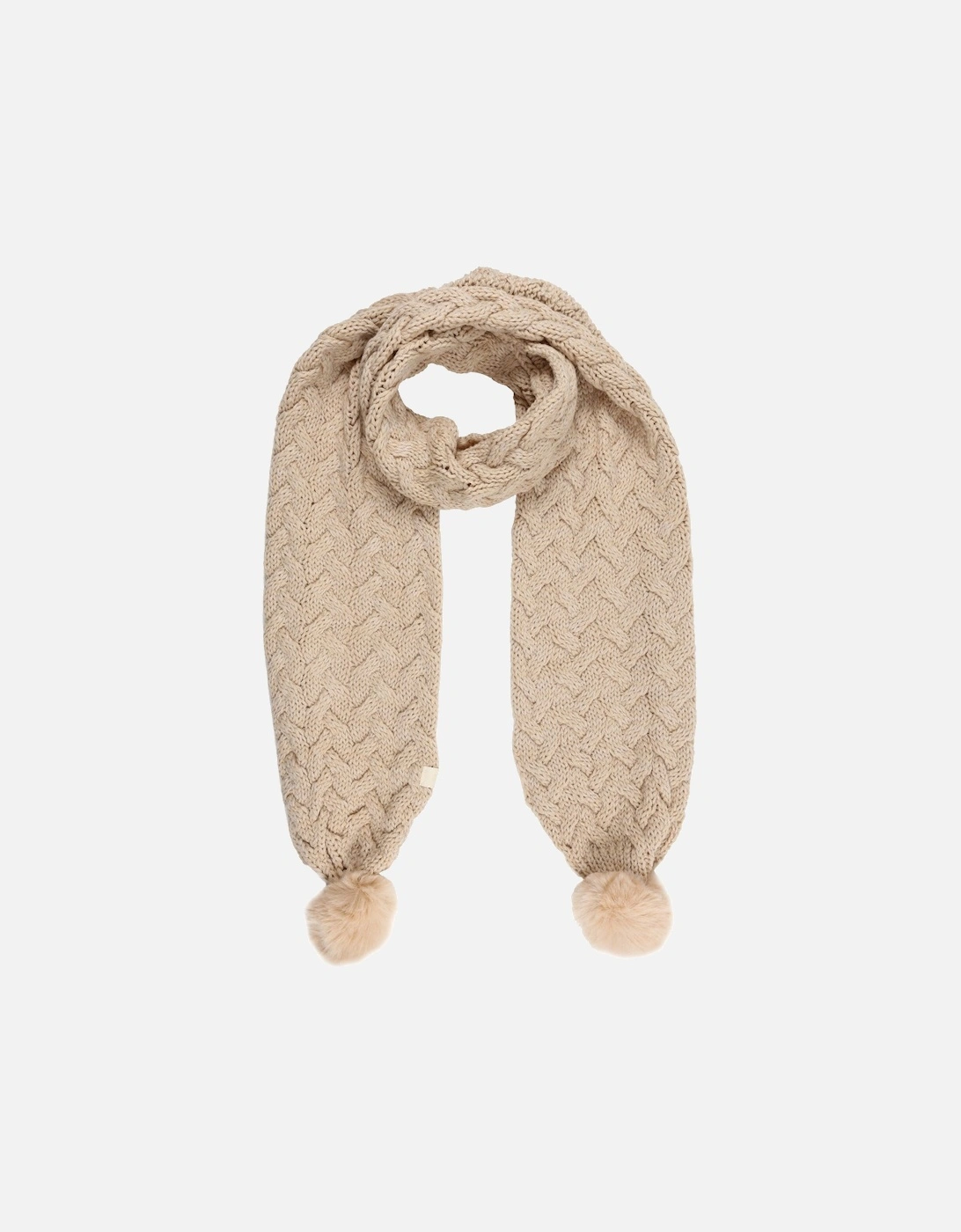 Womens Lovella IV Chunky Cable knitted Scarf, 2 of 1