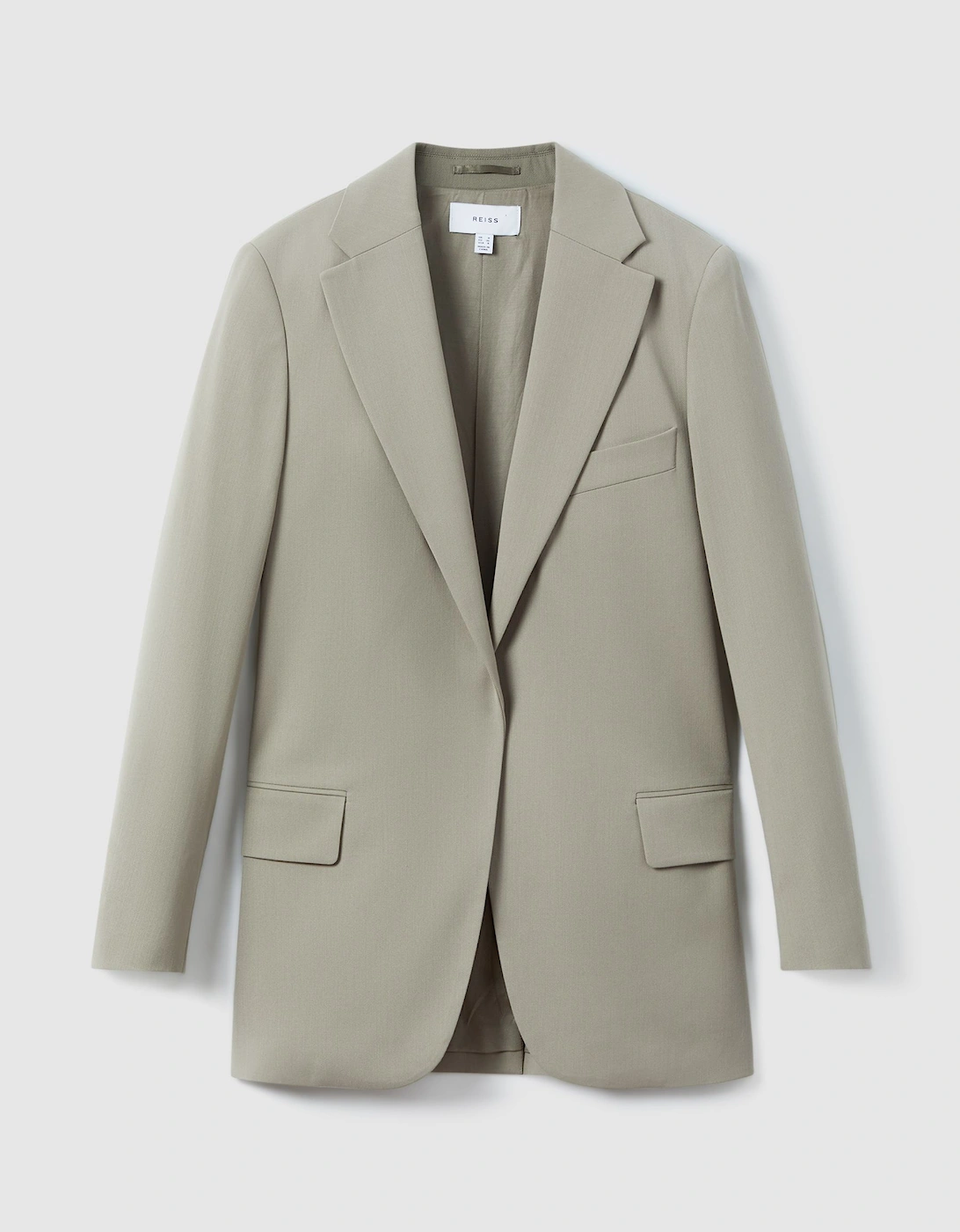 Wool Blend Single Breasted Suit Blazer, 2 of 1