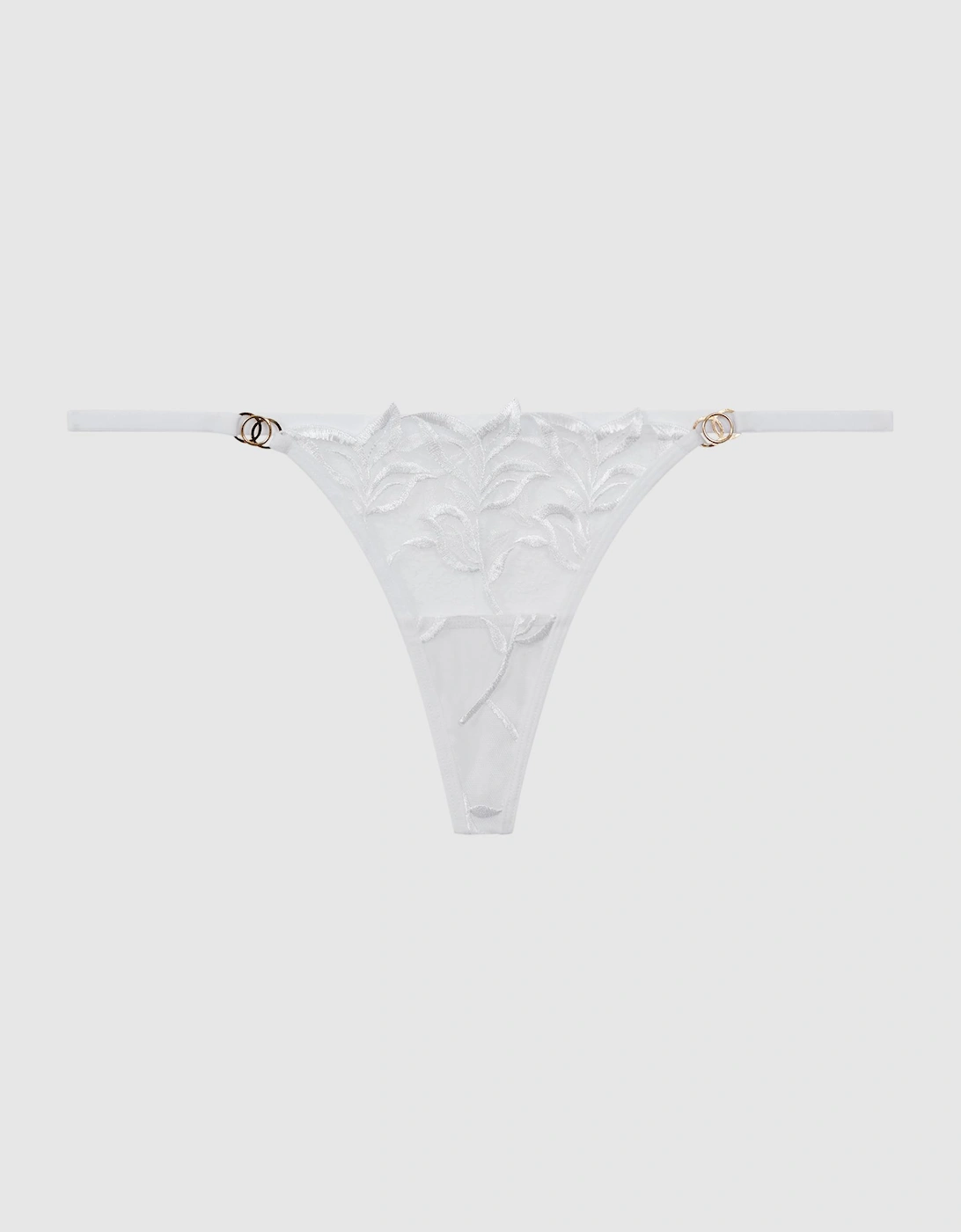 Bluebella Embroidered Mesh G-String, 2 of 1