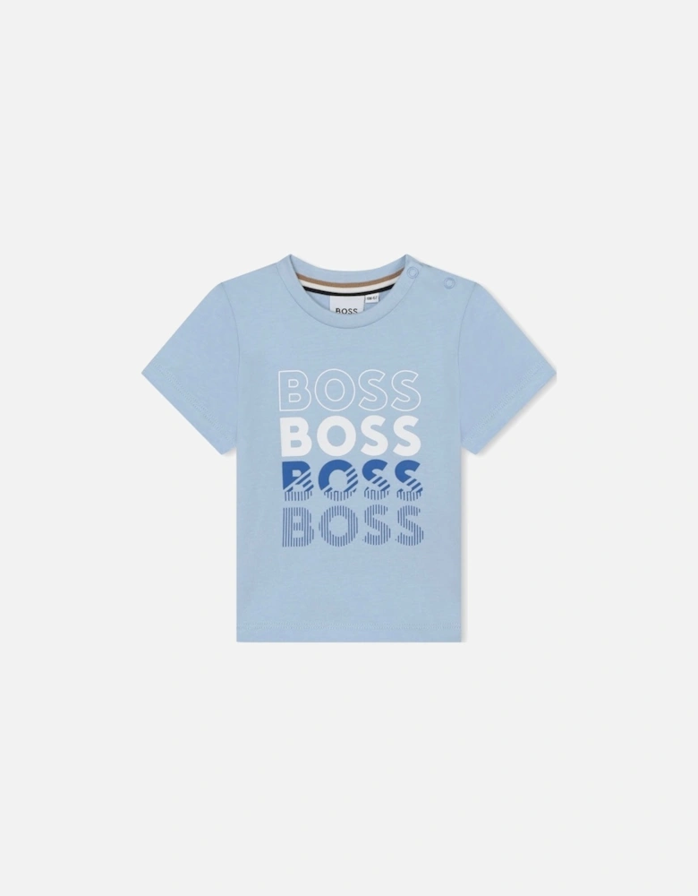 BABY/TODDLER PALE BLUE T SHIRT