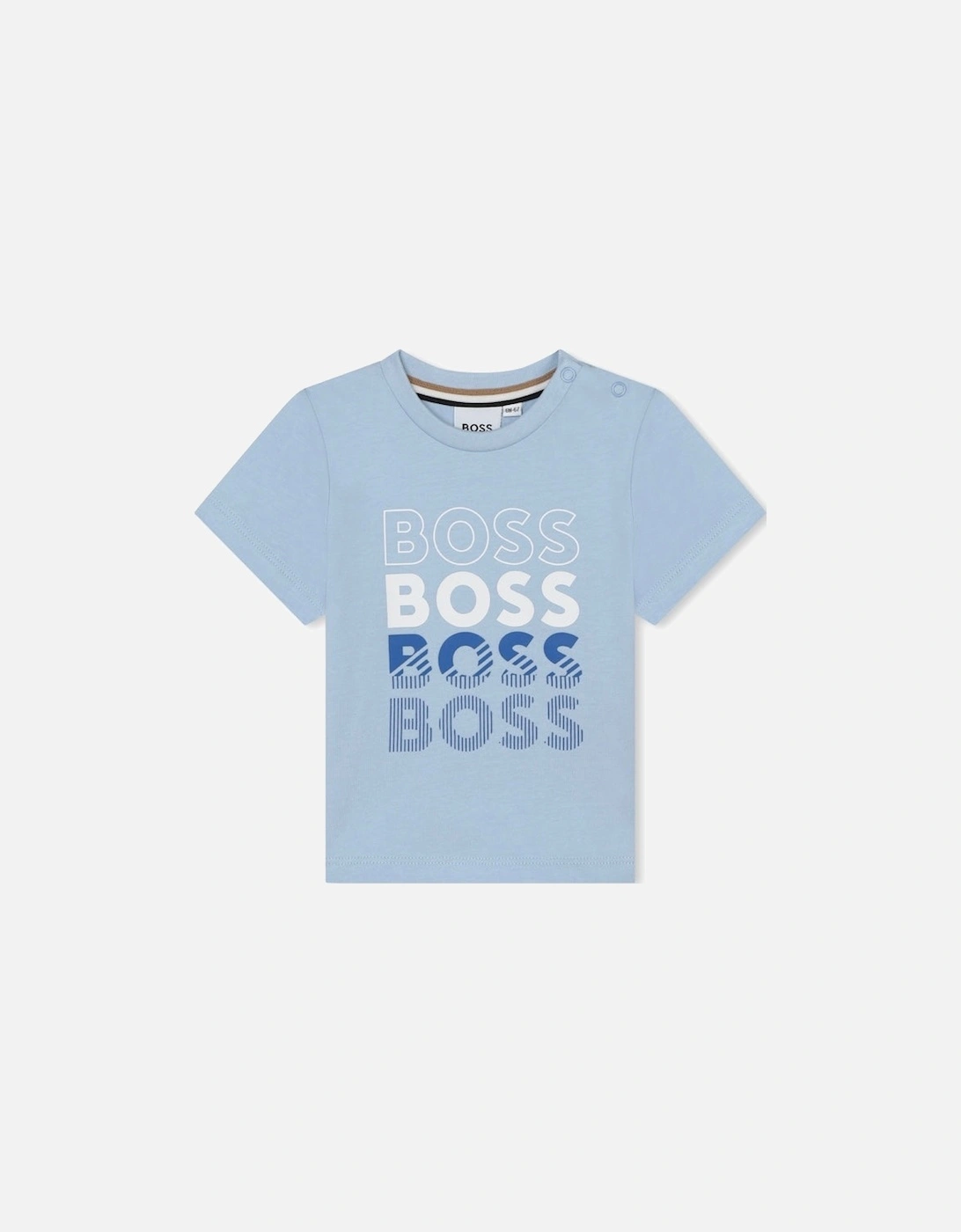 BABY/TODDLER PALE BLUE T SHIRT, 3 of 2