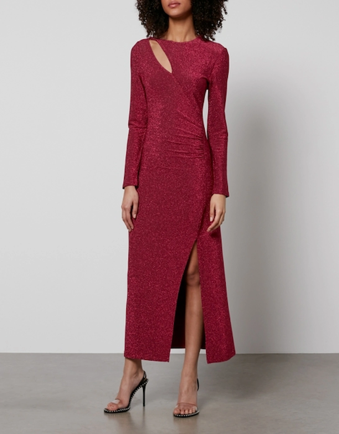 Jilliane Lurex Midi Dress, 2 of 1