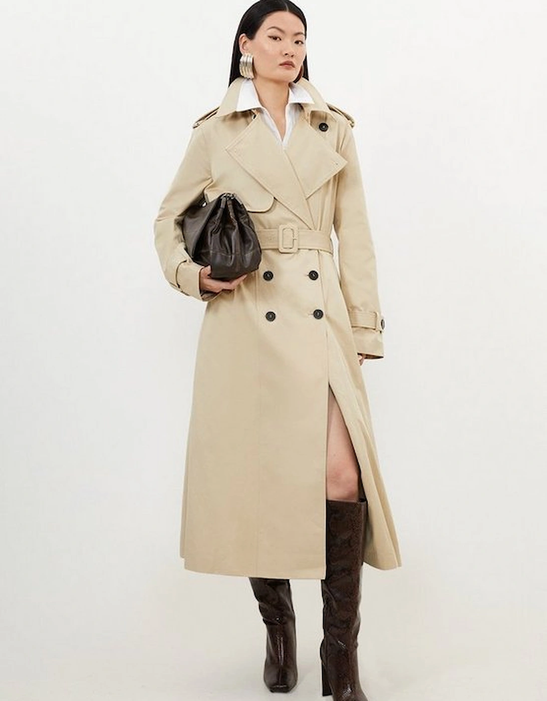 Full Skirt Maxi Trench Coat, 5 of 4