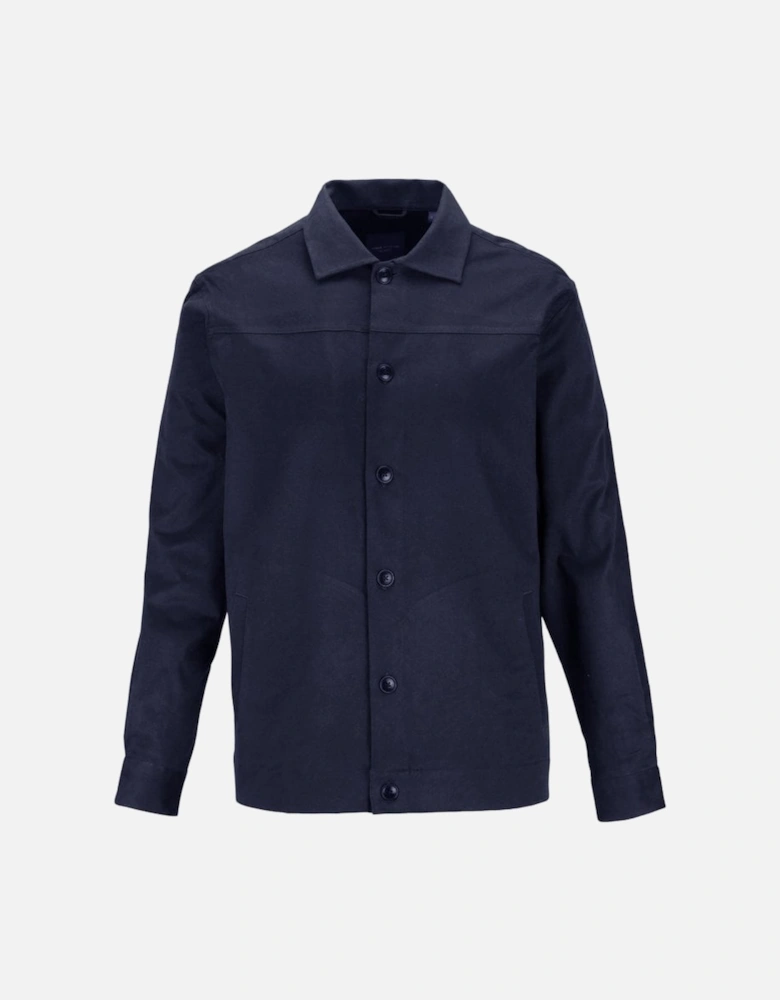 Smart Cotton Jacket Navy