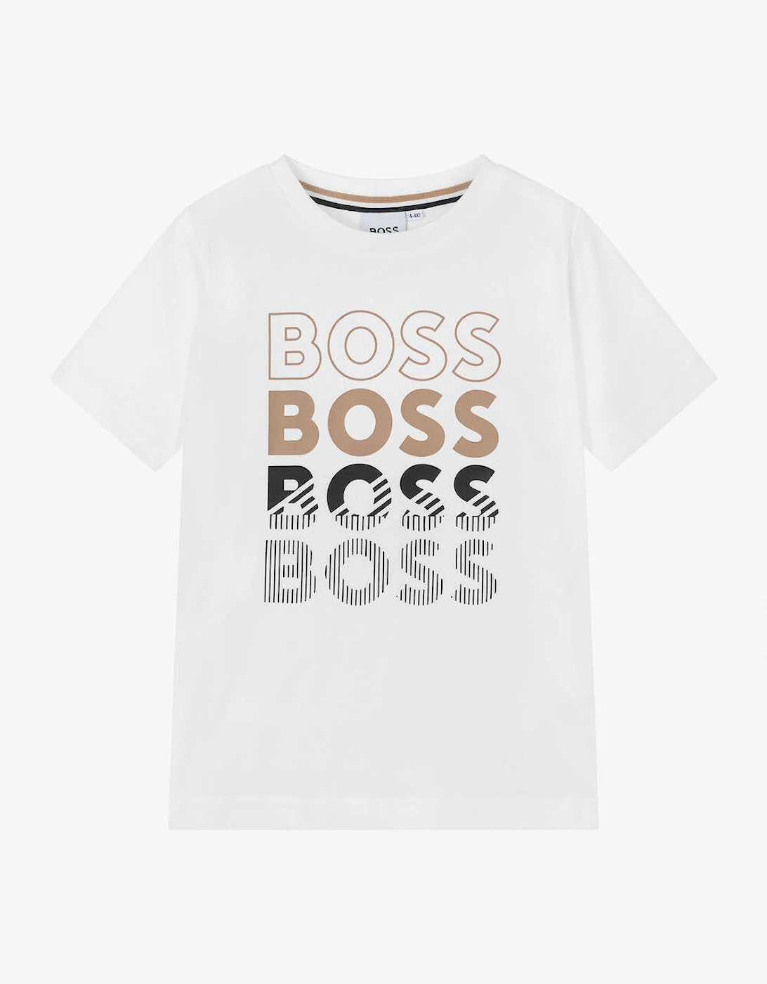 Boss White Repeat Logo T shirt, 3 of 2