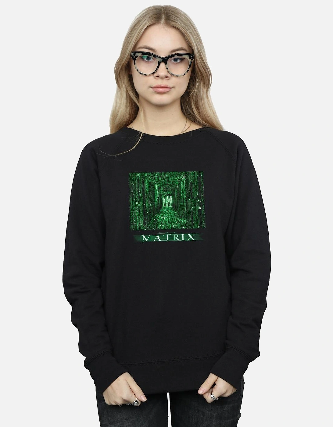 Womens/Ladies Digital Cube Sweatshirt